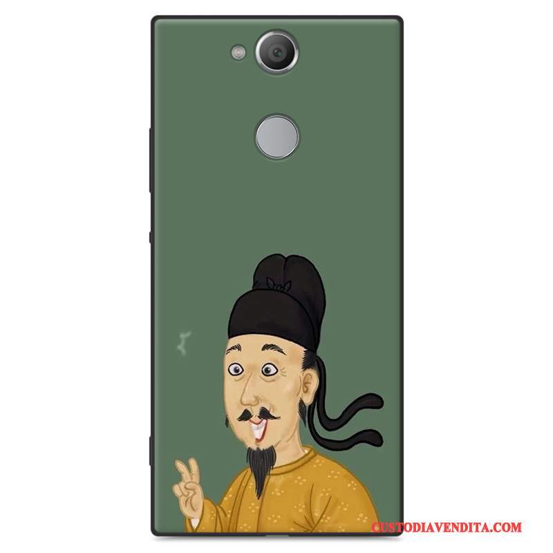 Custodia Sony Xperia Xa2 Silicone Tutto Incluso Giallo, Cover Sony Xperia Xa2 Protezione Anti-caduta Morbido