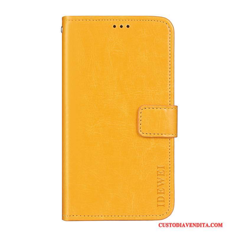 Custodia Sony Xperia Xa2 Ultra Pelle Anti-caduta Giallo, Cover Sony Xperia Xa2 Ultra Protezione Telefono