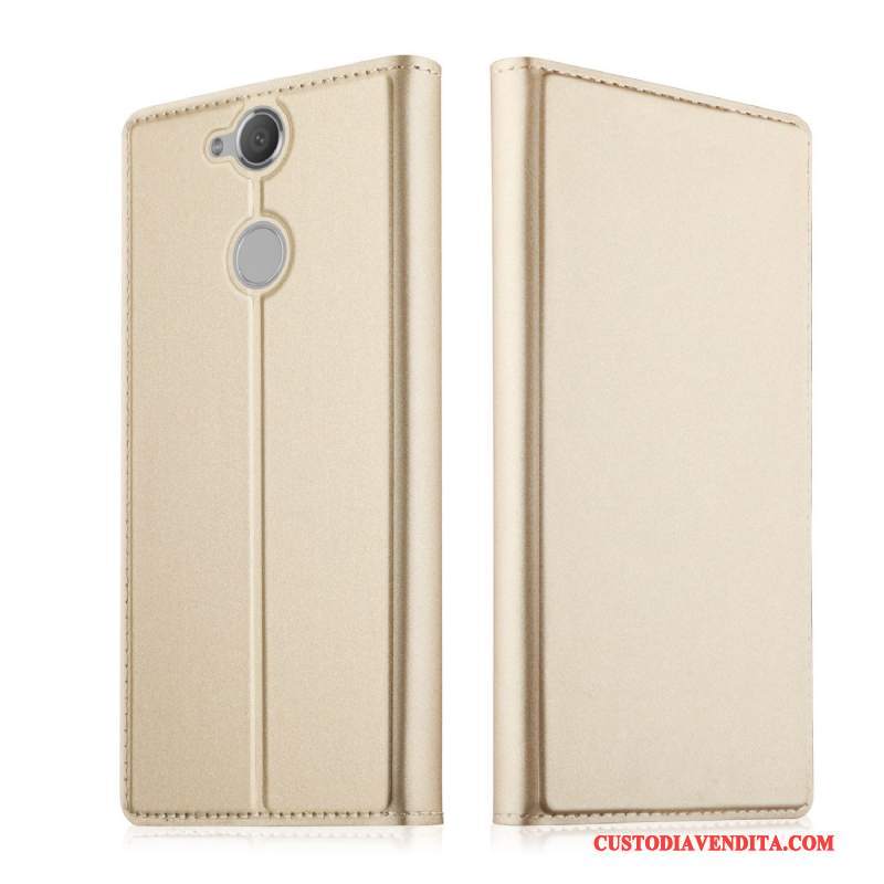 Custodia Sony Xperia Xa2 Ultra Pelle Orotelefono, Cover Sony Xperia Xa2 Ultra Protezione Carta Affari