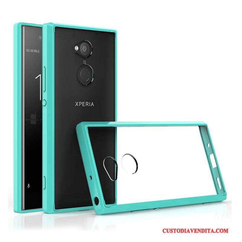 Custodia Sony Xperia Xa2 Ultra Protezione Telaio Blu, Cover Sony Xperia Xa2 Ultra Telefono Anti-caduta