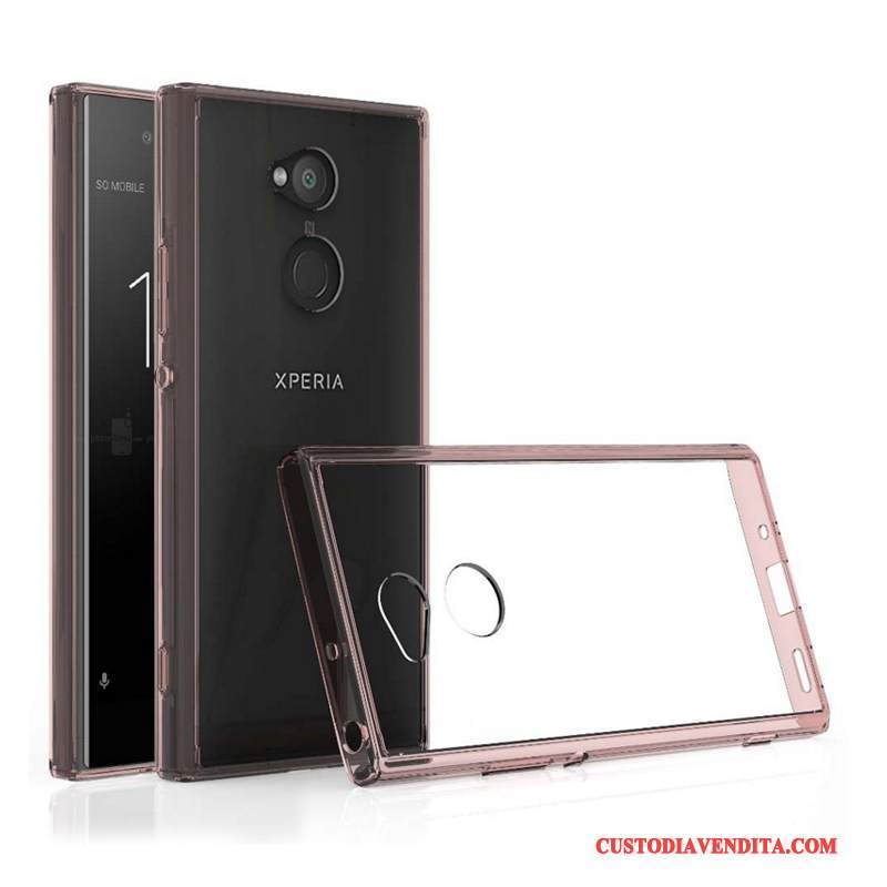 Custodia Sony Xperia Xa2 Ultra Protezione Telaio Blu, Cover Sony Xperia Xa2 Ultra Telefono Anti-caduta