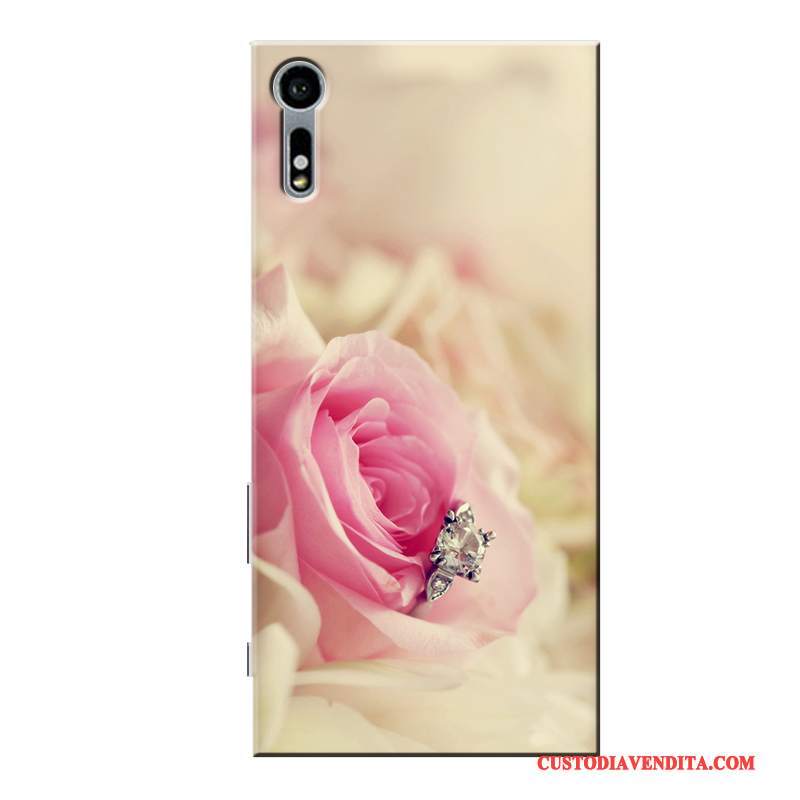 Custodia Sony Xperia Xz Cartone Animato Telefono Bianco, Cover Sony Xperia Xz Modello Morbido