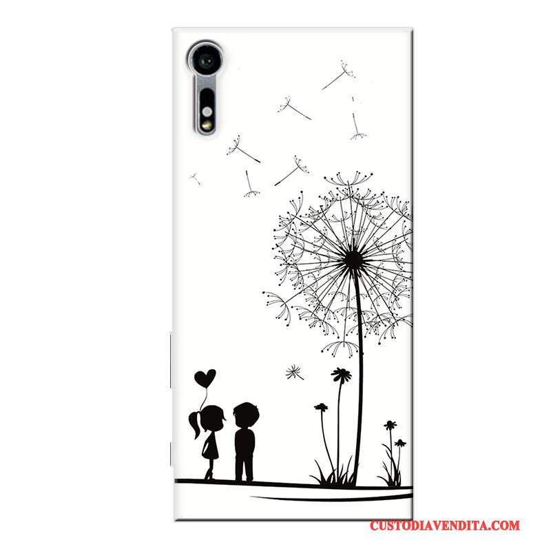 Custodia Sony Xperia Xz Cartone Animato Telefono Bianco, Cover Sony Xperia Xz Modello Morbido