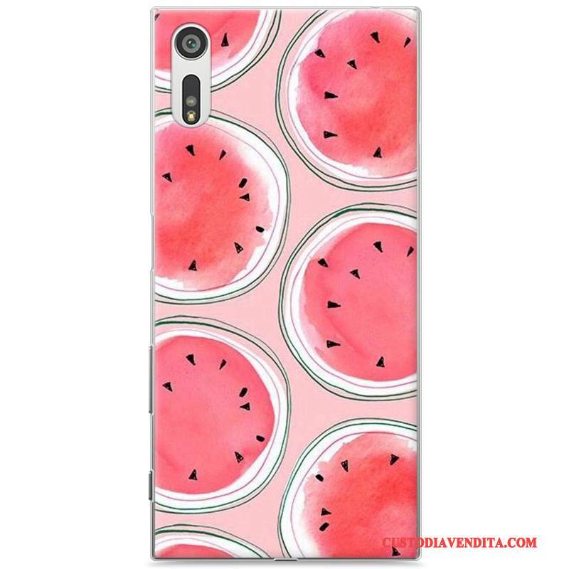 Custodia Sony Xperia Xz Colore Telefono Difficile, Cover Sony Xperia Xz Cartone Animato Porpora