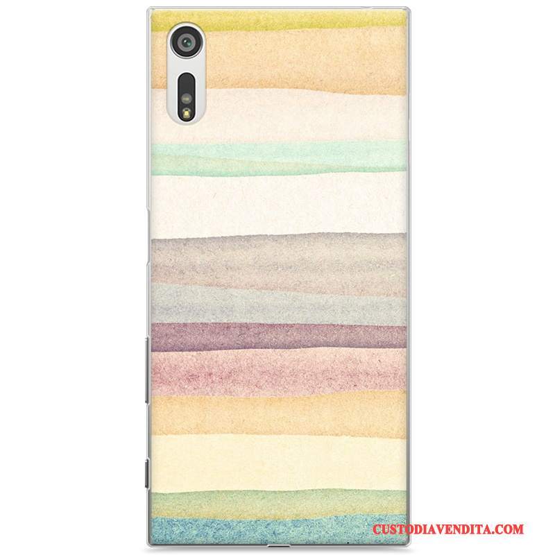 Custodia Sony Xperia Xz Colore Telefono Difficile, Cover Sony Xperia Xz Cartone Animato Porpora