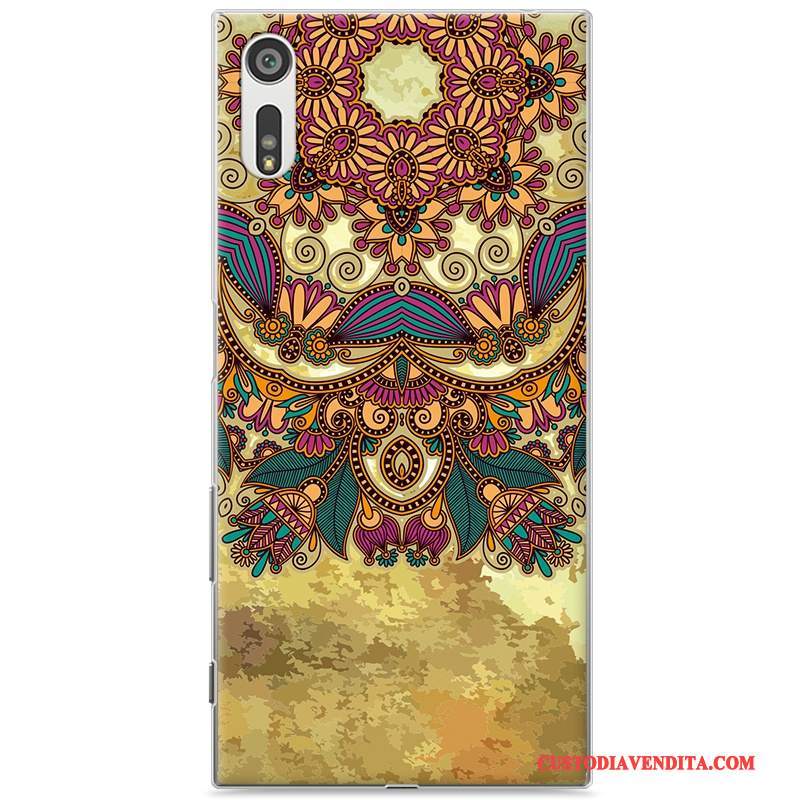 Custodia Sony Xperia Xz Colore Telefono Difficile, Cover Sony Xperia Xz Cartone Animato Porpora