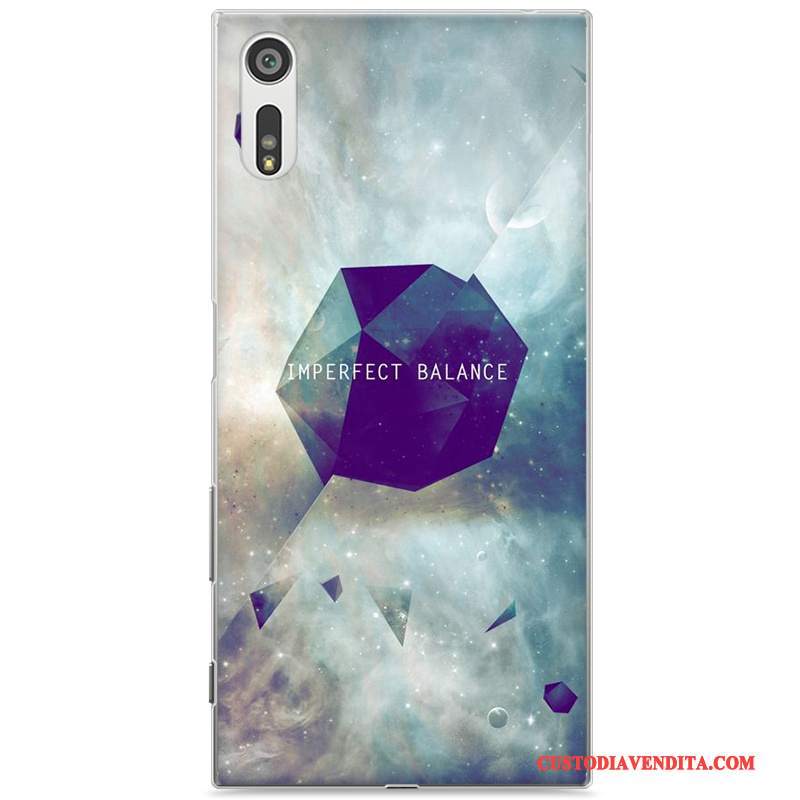 Custodia Sony Xperia Xz Colore Telefono Difficile, Cover Sony Xperia Xz Cartone Animato Porpora