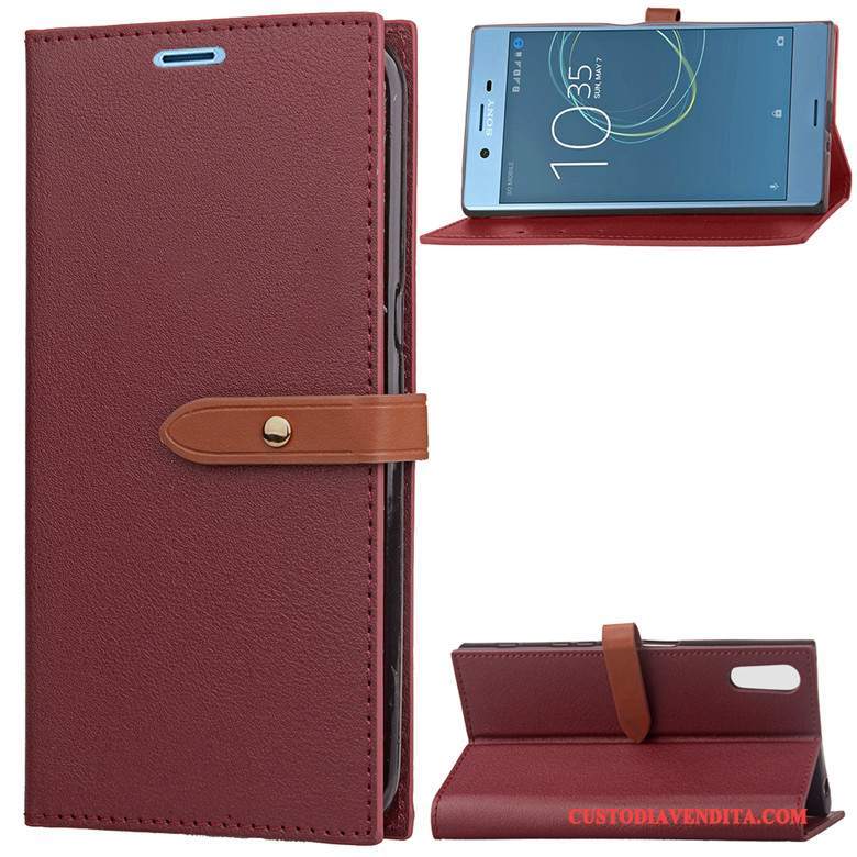 Custodia Sony Xperia Xz Folio Nerotelefono, Cover Sony Xperia Xz Protezione Morbido Affari