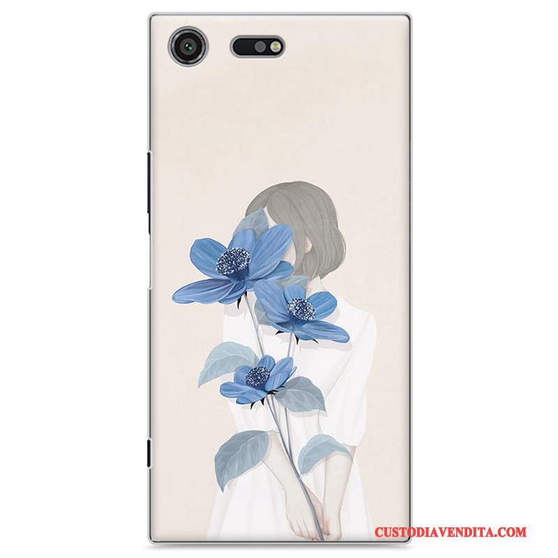 Custodia Sony Xperia Xz Premium Colore Fresco Blu, Cover Sony Xperia Xz Premium Protezione Piccolatelefono