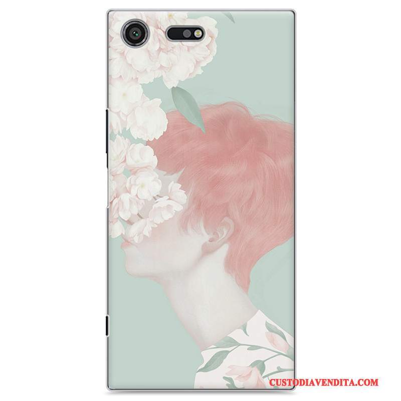 Custodia Sony Xperia Xz Premium Colore Fresco Blu, Cover Sony Xperia Xz Premium Protezione Piccolatelefono