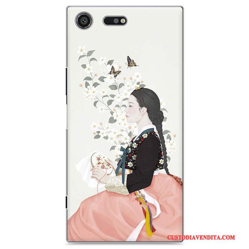 Custodia Sony Xperia Xz Premium Colore Fresco Blu, Cover Sony Xperia Xz Premium Protezione Piccolatelefono