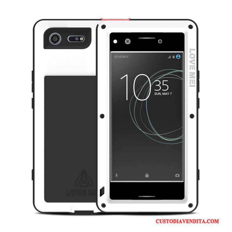 Custodia Sony Xperia Xz Premium Protezione Metallo Tre Difese, Cover Sony Xperia Xz Premium Telaio Anti-caduta