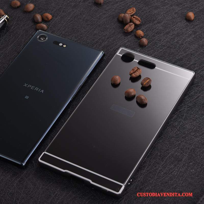 Custodia Sony Xperia Xz Premium Protezione Telaio Coperchio Posteriore, Cover Sony Xperia Xz Premium Sottili Metallo