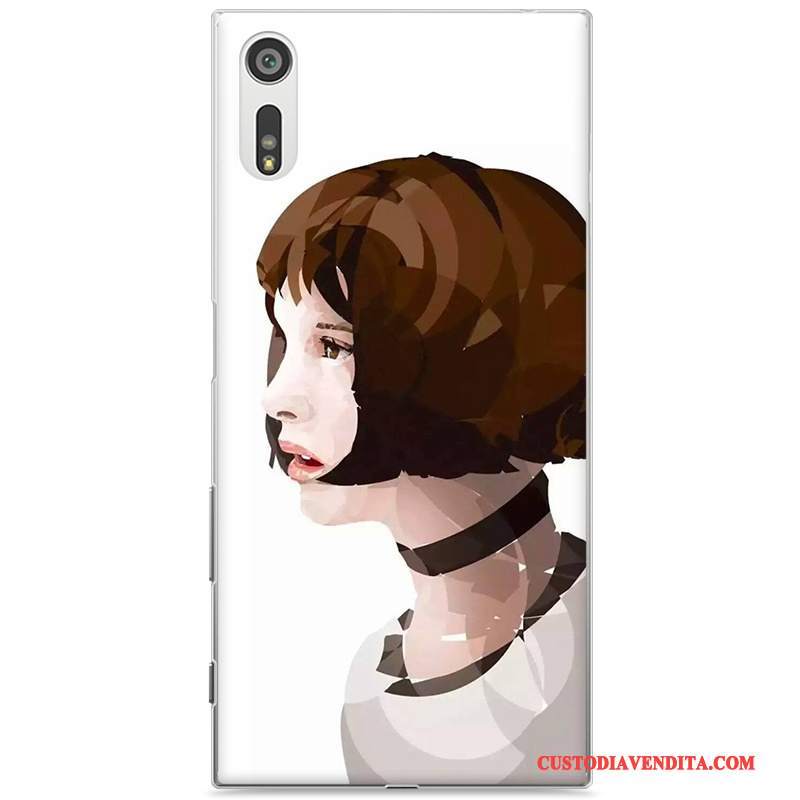 Custodia Sony Xperia Xz Protezione Amanti Rosa, Cover Sony Xperia Xz Telefono Difficile