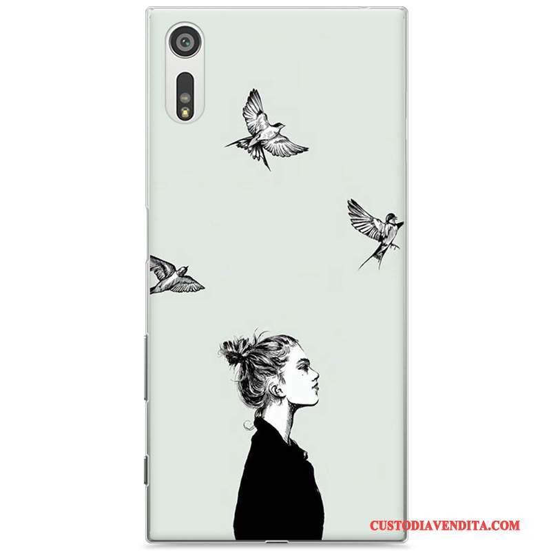 Custodia Sony Xperia Xz Protezione Amanti Rosa, Cover Sony Xperia Xz Telefono Difficile