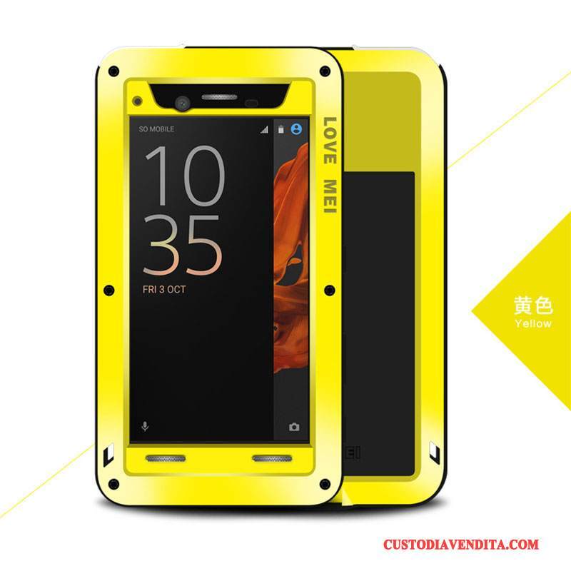 Custodia Sony Xperia Xz Protezione Tutto Inclusotelefono, Cover Sony Xperia Xz Giallo Anti-caduta