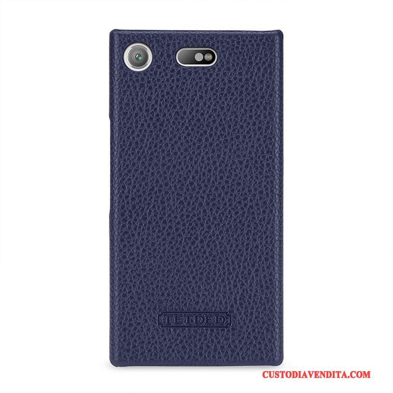 Custodia Sony Xperia Xz1 Compact Pelle Verdetelefono, Cover Sony Xperia Xz1 Compact Protezione Colore Profondo Anti-caduta