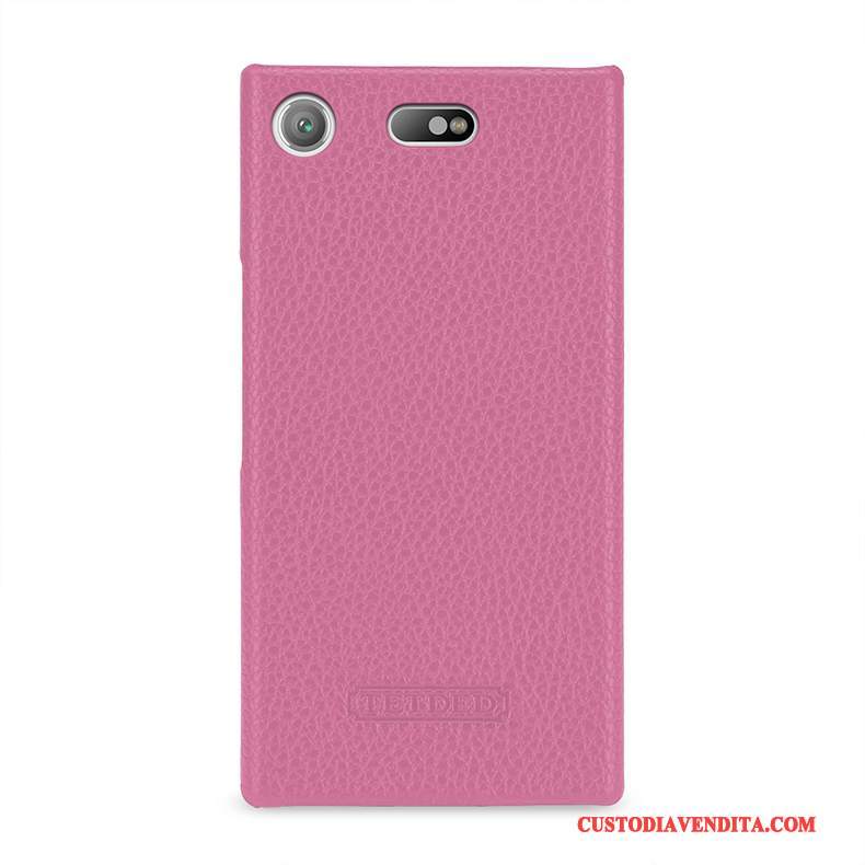 Custodia Sony Xperia Xz1 Compact Pelle Verdetelefono, Cover Sony Xperia Xz1 Compact Protezione Colore Profondo Anti-caduta