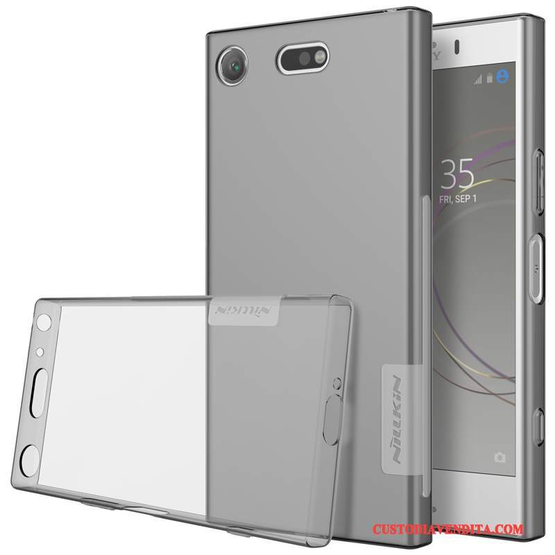 Custodia Sony Xperia Xz1 Compact Protezione Chiaro Trasparente, Cover Sony Xperia Xz1 Compact Morbido Tutto Incluso