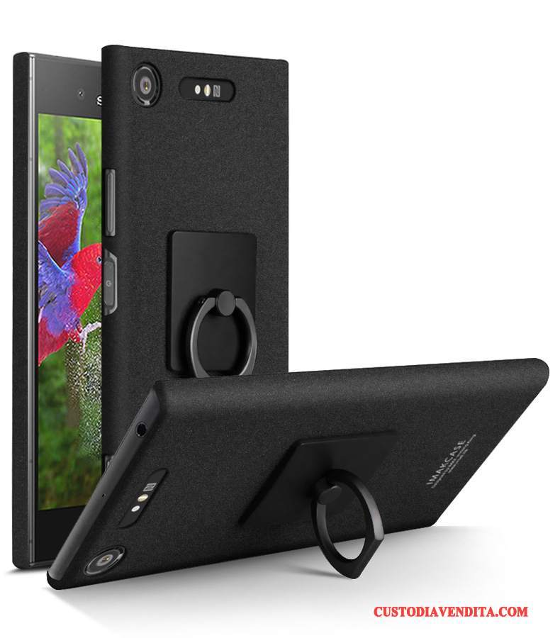 Custodia Sony Xperia Xz1 Protezione Macchiati Nero, Cover Sony Xperia Xz1 Anti-caduta Sottili