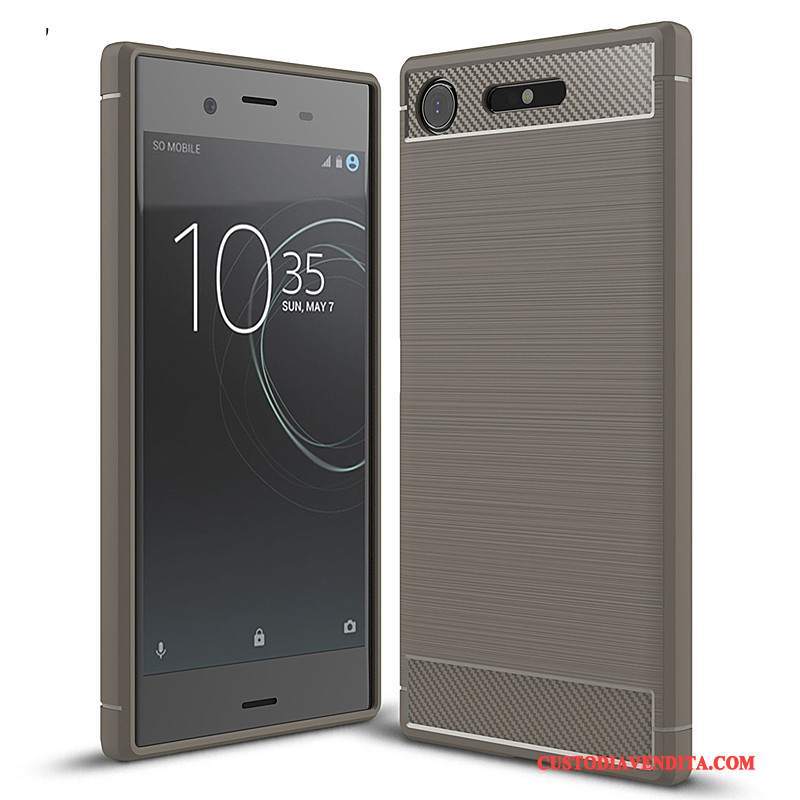 Custodia Sony Xperia Xz1 Silicone Morbido Rosso, Cover Sony Xperia Xz1 Protezione Tutto Inclusotelefono