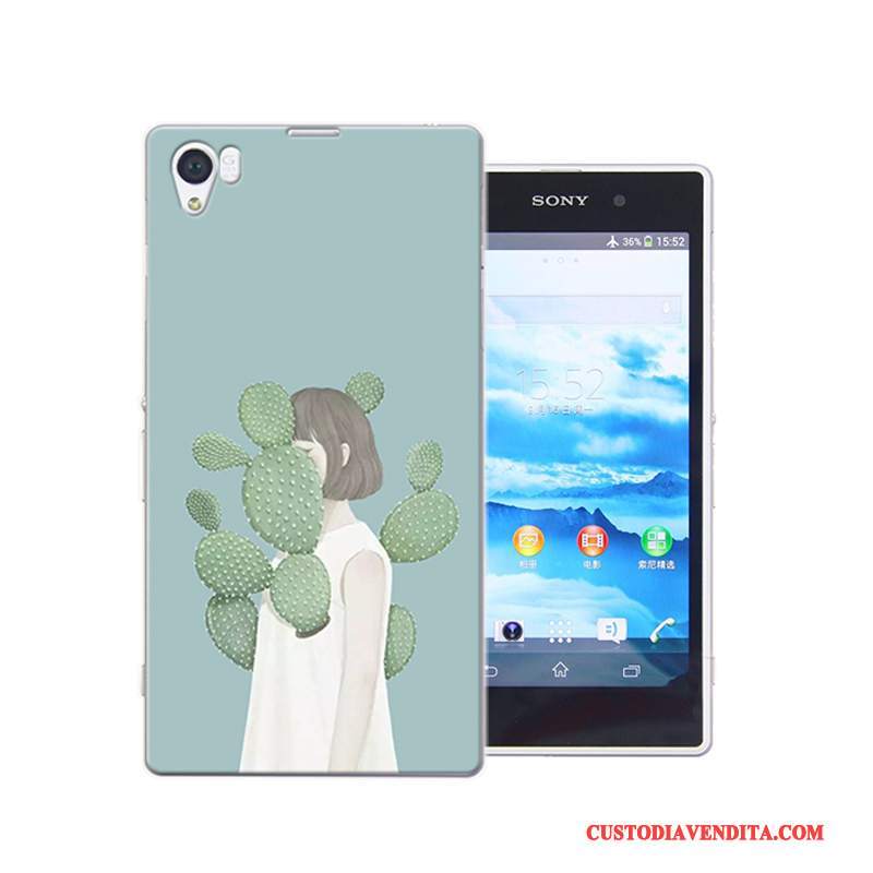 Custodia Sony Xperia Z1 Colore Anti-caduta Difficile, Cover Sony Xperia Z1 Protezione Rosatelefono