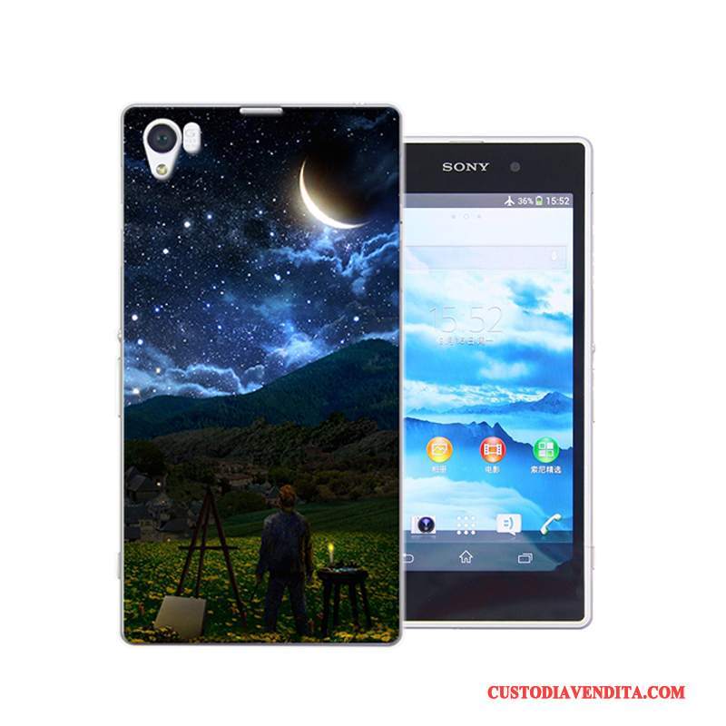 Custodia Sony Xperia Z1 Colore Difficile Anti-caduta, Cover Sony Xperia Z1 Cartone Animato Telefono