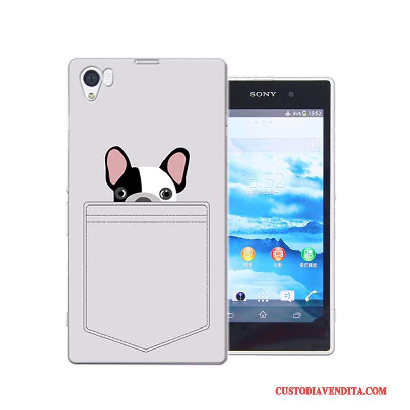 Custodia Sony Xperia Z1 Colore Difficile Anti-caduta, Cover Sony Xperia Z1 Cartone Animato Telefono