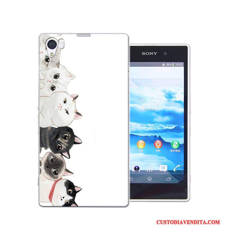 Custodia Sony Xperia Z1 Colore Difficile Anti-caduta, Cover Sony Xperia Z1 Cartone Animato Telefono