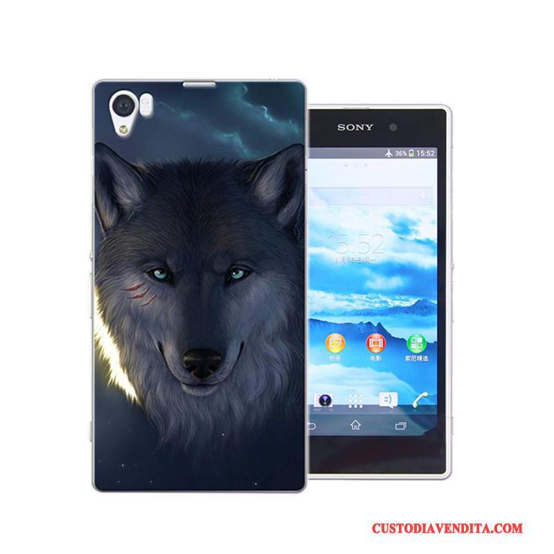 Custodia Sony Xperia Z1 Colore Difficile Anti-caduta, Cover Sony Xperia Z1 Cartone Animato Telefono