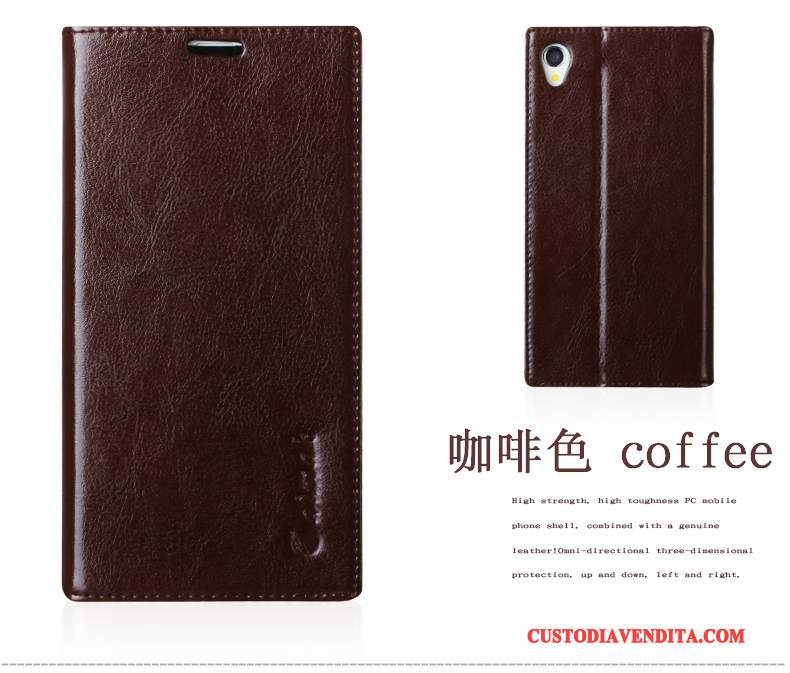 Custodia Sony Xperia Z1 Pelle Cachitelefono, Cover Sony Xperia Z1 Protezione