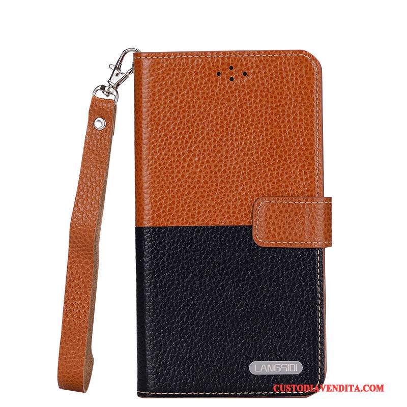 Custodia Sony Xperia Z1 Pelle Chiaro Semplici, Cover Sony Xperia Z1 Folio Telefono