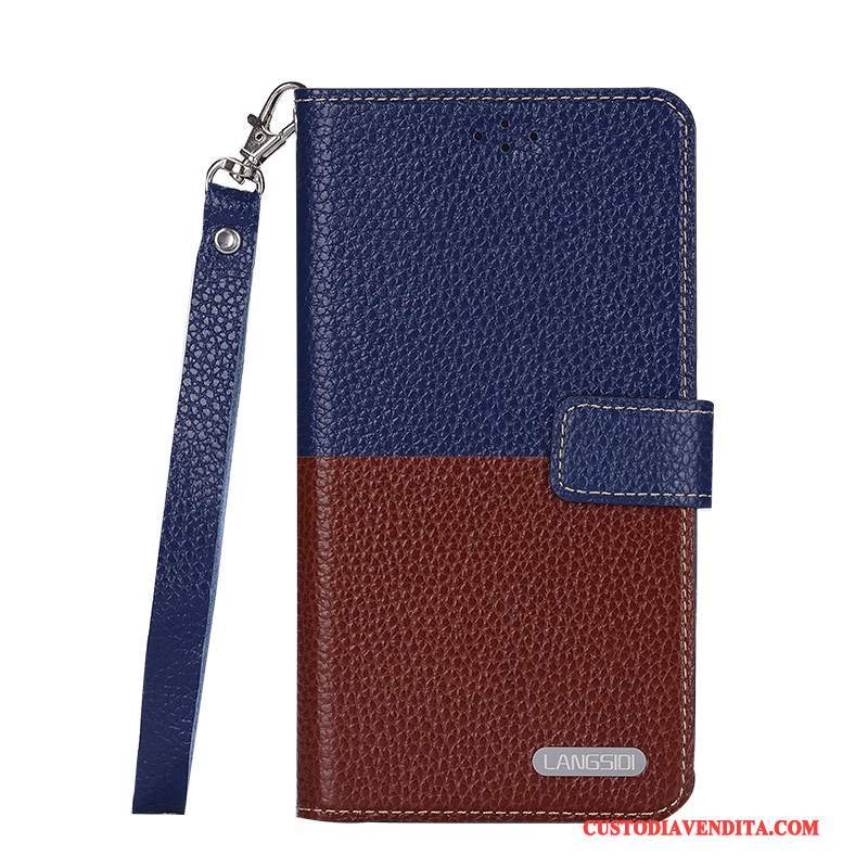 Custodia Sony Xperia Z1 Pelle Chiaro Semplici, Cover Sony Xperia Z1 Folio Telefono