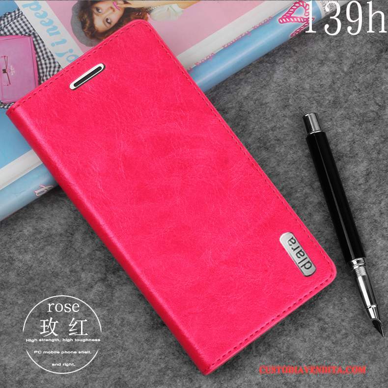 Custodia Sony Xperia Z1 Pelle Orotelefono, Cover Sony Xperia Z1 Protezione