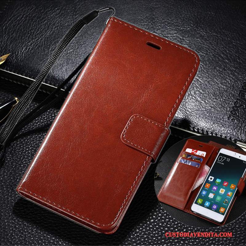 Custodia Sony Xperia Z1 Portafoglio Rosso Carta, Cover Sony Xperia Z1 Folio