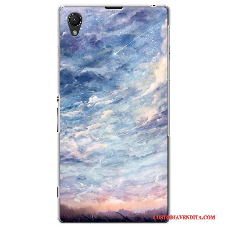 Custodia Sony Xperia Z1 Protezione Chiaro Porpora, Cover Sony Xperia Z1 Telefono