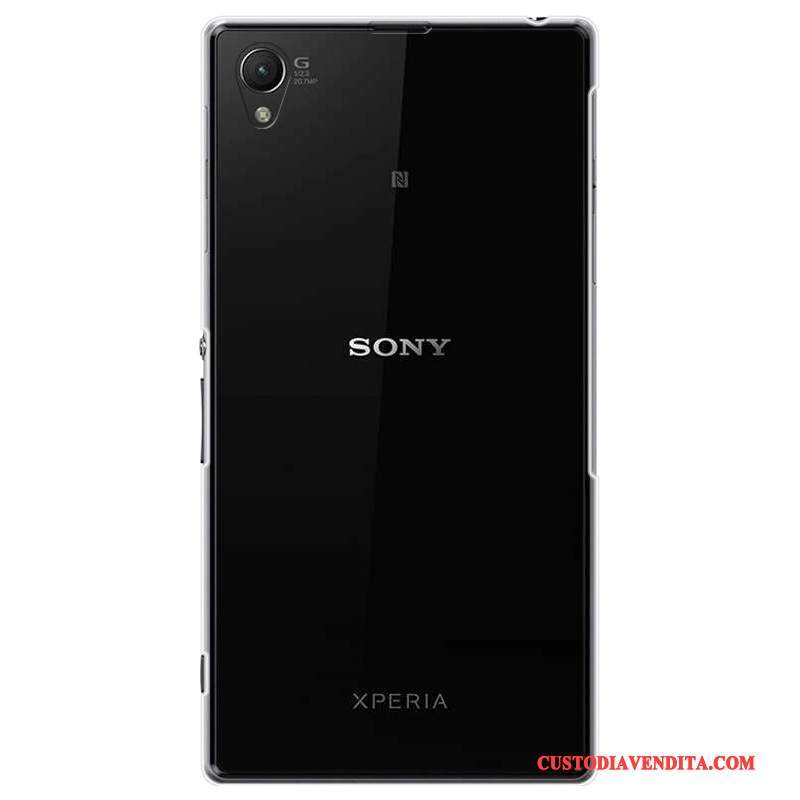 Custodia Sony Xperia Z1 Protezione Chiaro Porpora, Cover Sony Xperia Z1 Telefono