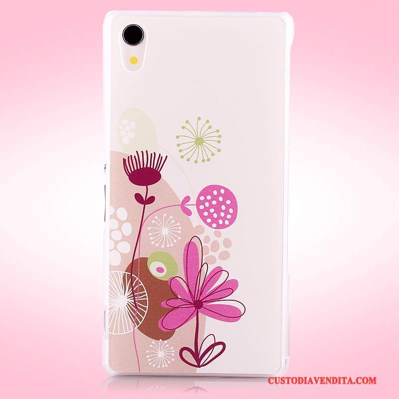 Custodia Sony Xperia Z2 Colore Difficiletelefono, Cover Sony Xperia Z2 Protezione Macchiati Porpora