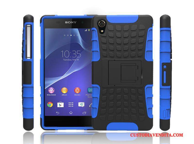 Custodia Sony Xperia Z2 Protezione Telefono Modello, Cover Sony Xperia Z2 Anti-caduta Blu