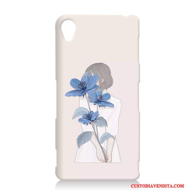 Custodia Sony Xperia Z3 Cartone Animato Anti-caduta Blu, Cover Sony Xperia Z3 Goffratura Nuovo Difficile