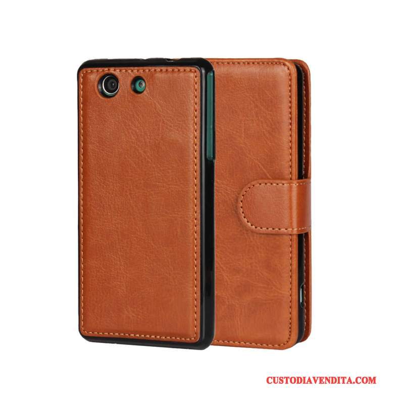 Custodia Sony Xperia Z3 Pelle Rossotelefono, Cover Sony Xperia Z3 Protezione