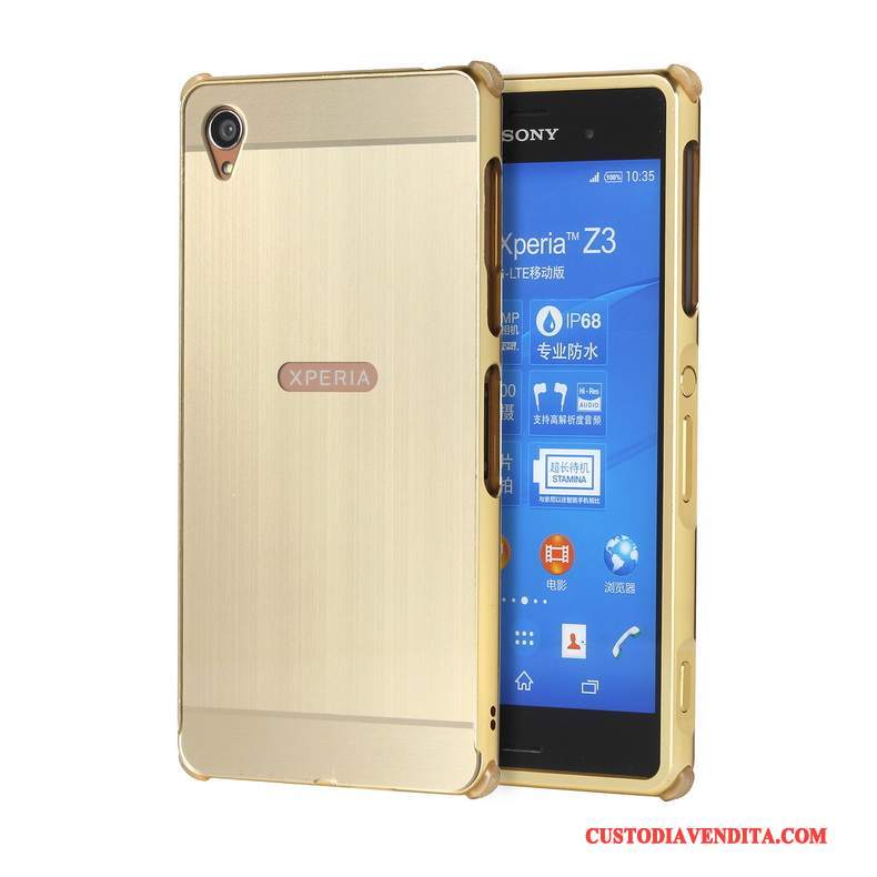 Custodia Sony Xperia Z3+ Protezione Anti-caduta Colore Profondo, Cover Sony Xperia Z3+ Coperchio Posteriore Grigio