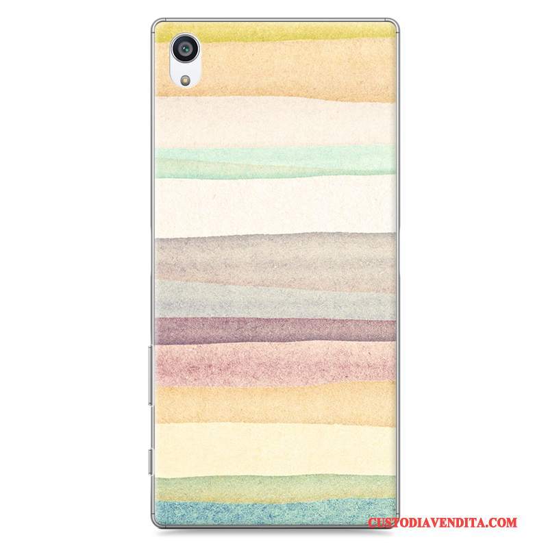 Custodia Sony Xperia Z5 Cartone Animato Anti-caduta Porpora, Cover Sony Xperia Z5 Colore Difficiletelefono