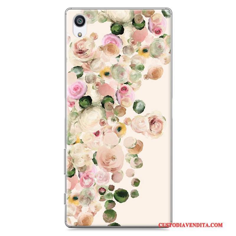 Custodia Sony Xperia Z5 Cartone Animato Anti-caduta Porpora, Cover Sony Xperia Z5 Colore Difficiletelefono