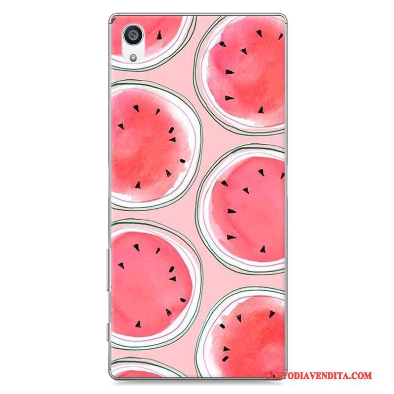 Custodia Sony Xperia Z5 Cartone Animato Anti-caduta Porpora, Cover Sony Xperia Z5 Colore Difficiletelefono