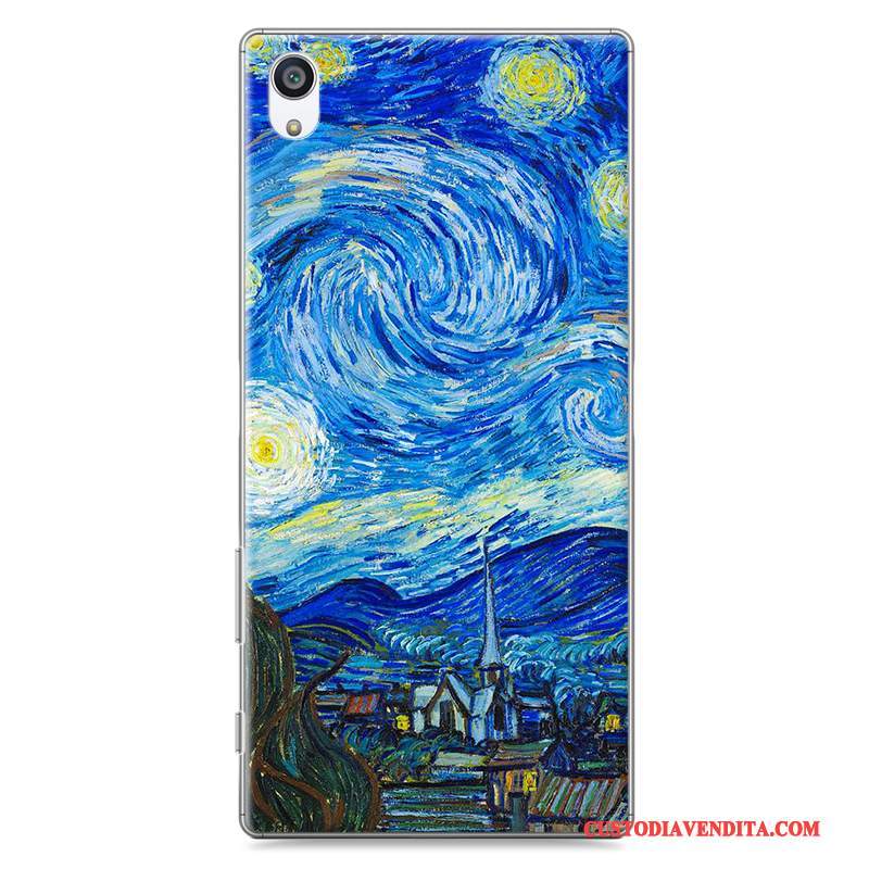 Custodia Sony Xperia Z5 Cartone Animato Anti-caduta Porpora, Cover Sony Xperia Z5 Colore Difficiletelefono