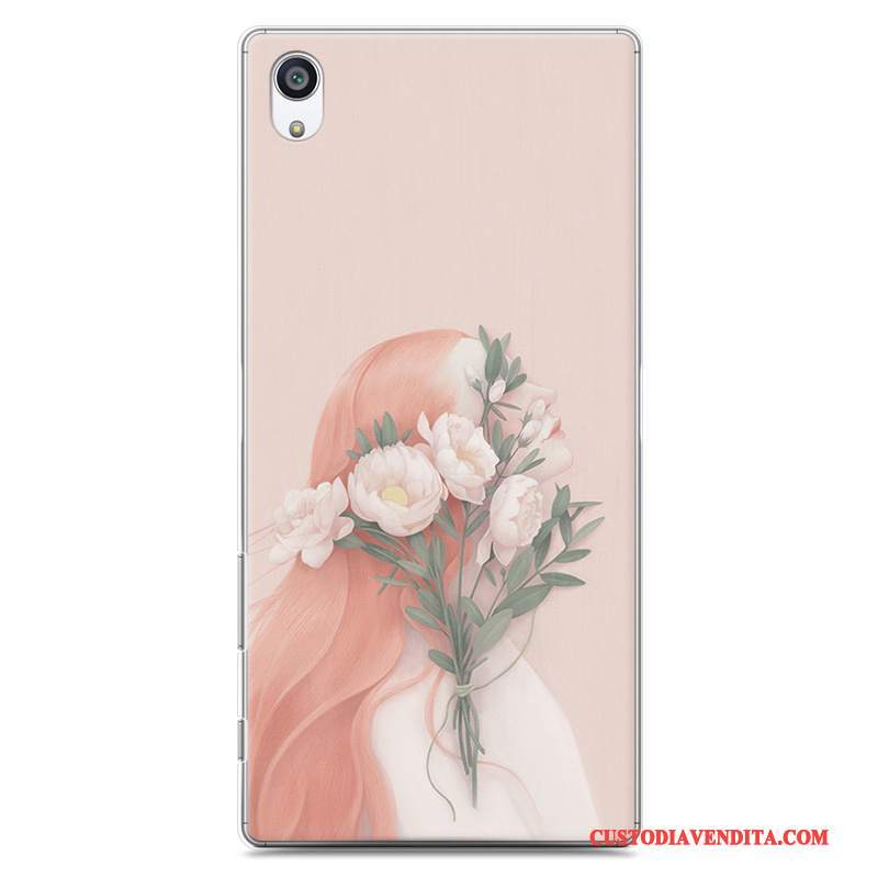 Custodia Sony Xperia Z5 Colore Telefono Difficile, Cover Sony Xperia Z5 Protezione Blu Chiaro Arte