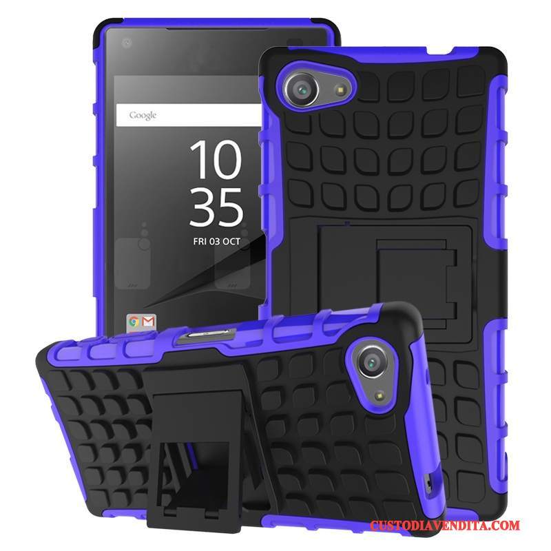 Custodia Sony Xperia Z5 Compact Anti-caduta Blu, Cover Sony Xperia Z5 Compact Telefono Tutto Incluso