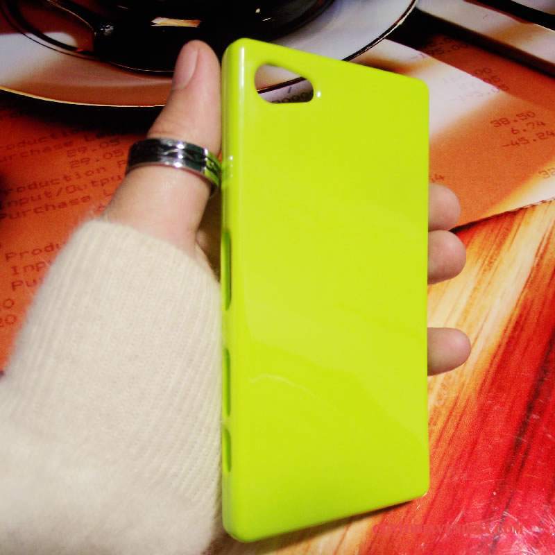 Custodia Sony Xperia Z5 Compact Silicone Morbido Supporto, Cover Sony Xperia Z5 Compact Protezione Verde Tutto Incluso