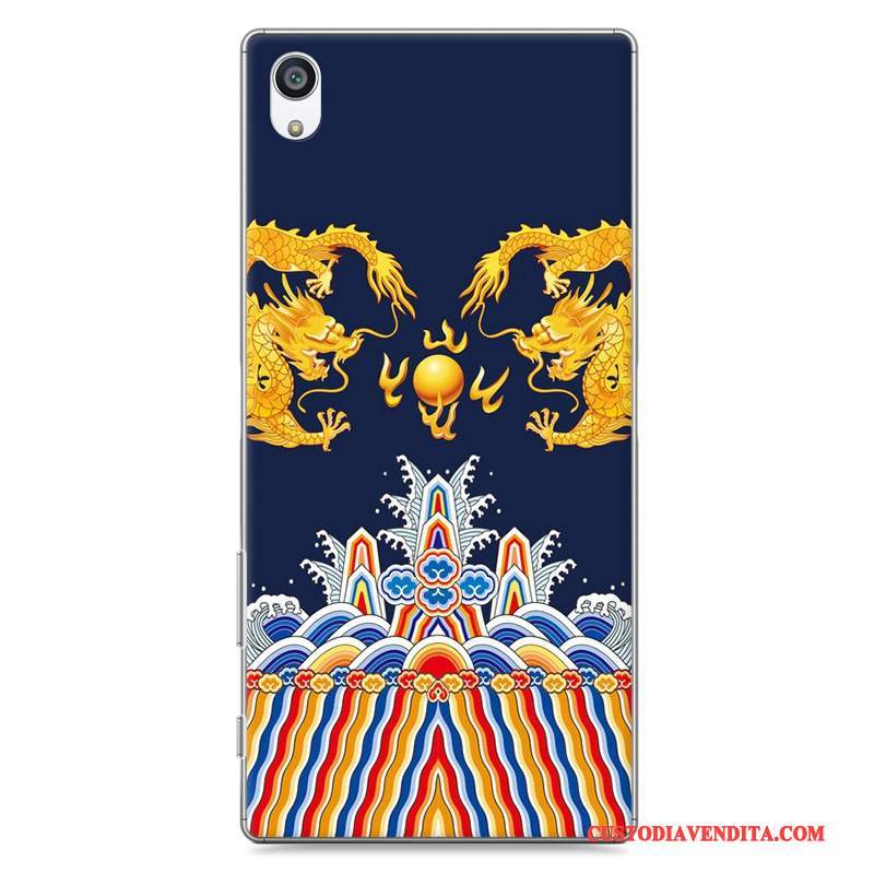 Custodia Sony Xperia Z5 Creativo Amantitelefono, Cover Sony Xperia Z5 Protezione Tendenza Giallo